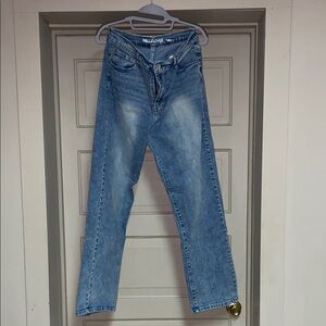 Wallflower Light Blue Straight Leg Jeans